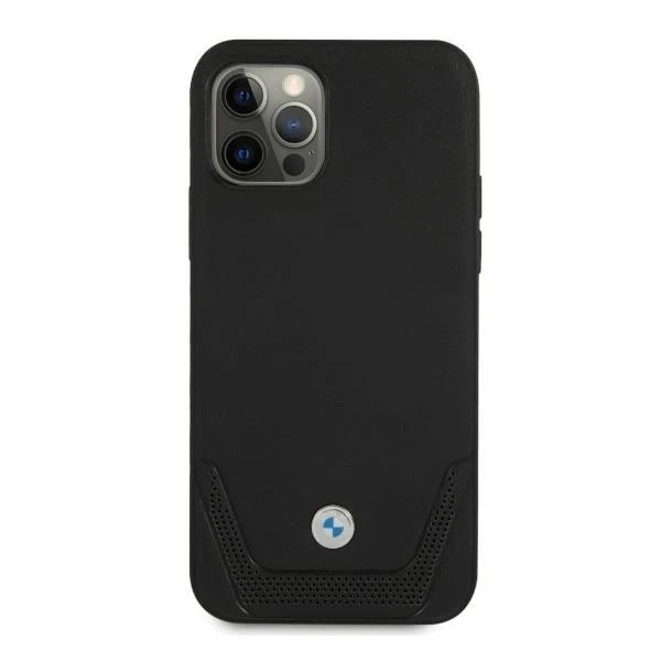 Чохол для телефону BMW BMHCP12LRSWPK для Apple iPhone 12 Pro Max 6.7" black/black Hardcase Leather Perforate