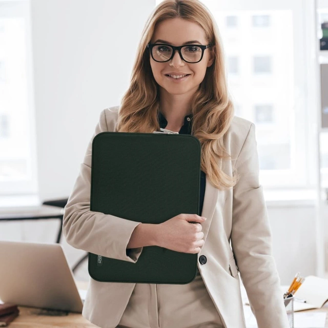 Etui Tech-Protect Sleevy 15–16" Zielone Midnight Green na Laptopa