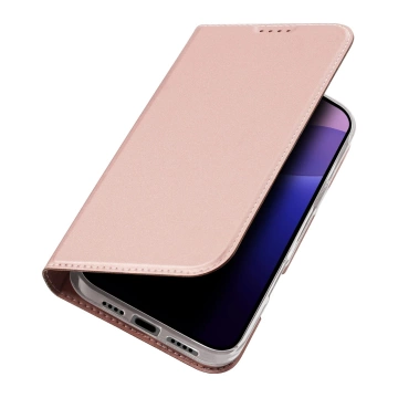 iPhone 16 Pro Max Dux Ducis Skin Pro Pink Protective Case with Flip