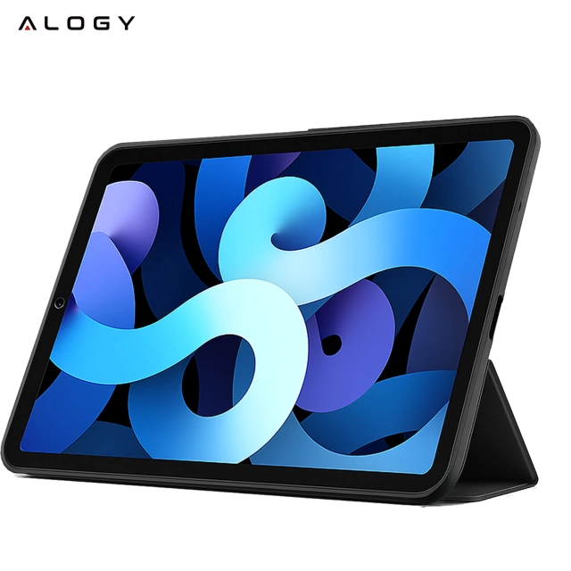 Puzdro na Apple iPad 10.2 9 Gen 8/7 2021/2020/2019 Smart Pencil Case Alogy TPU Kryt na tablet Čierne sklo