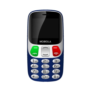 GSM-телефон Mobiola MB800 Blue 2G з настільним зарядним пристроєм для пенсіонерів