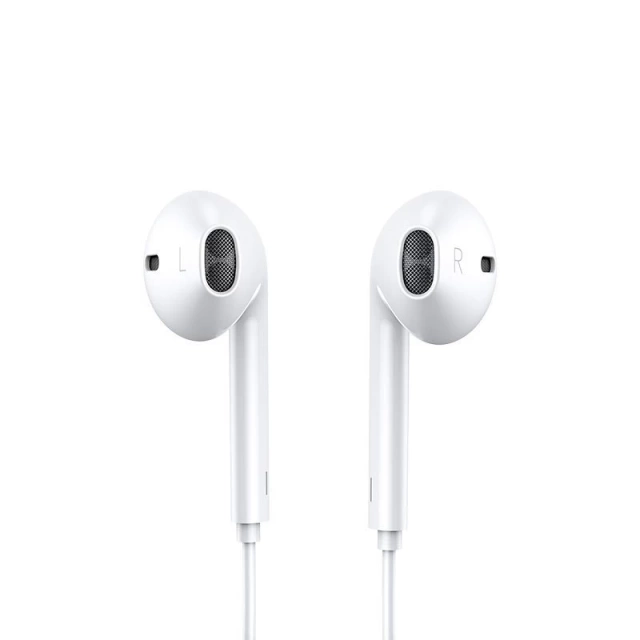 Навушники-вкладиші серії Joyroom Ben серії Lightning з дистанційним керуванням і мікрофоном білі (JR-EP3)