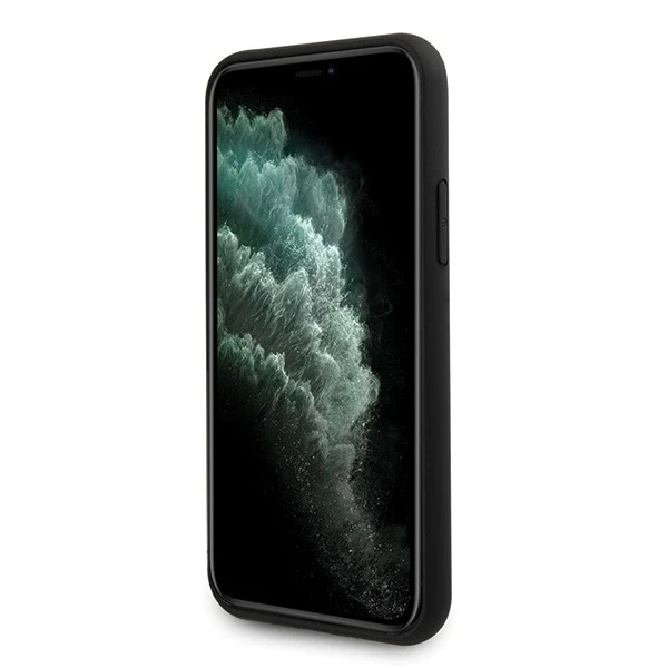 US Polo USHCN65SLHRBK phone case for Apple iPhone 11 Pro Max black/black Silicone Collection