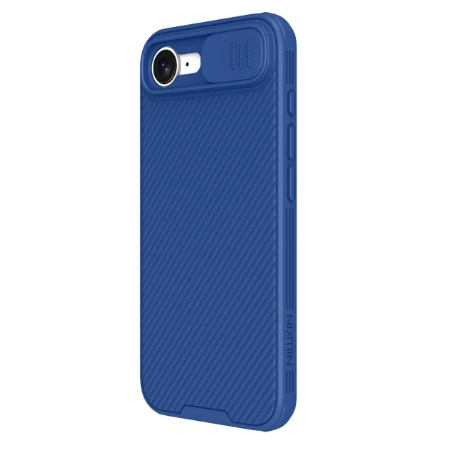 Protective case for iPhone 16e Nillkin CamShield Pro blue
