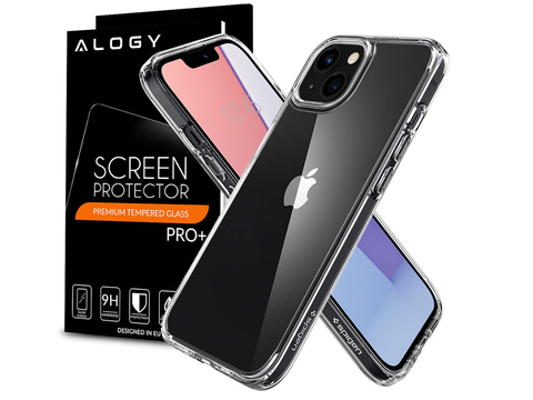 Pouzdro Spigen Ultra Hybrid pro Apple iPhone 13 Mini Crystal Clear Glass
