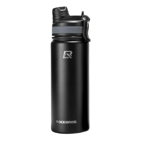 Rockbros 35210029001 cyklistická termofľaša na nápoje 530 ml - čierna