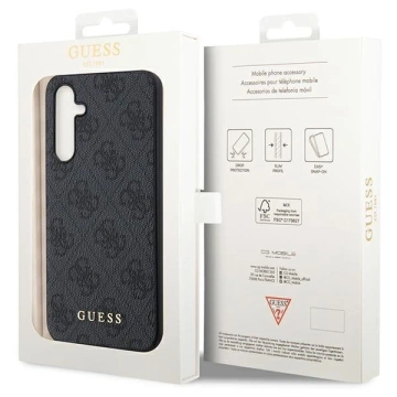Pevné puzdro Etui Guess GUHCSA54G4GFGR do Galaxy A54 5G A546 4G kovové zlaté logo