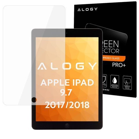 Alogy Tempered Glass Screen Protector for Apple iPad 9.7 2017/2018 .