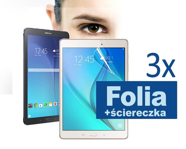 3x Захисна плівка для екрану Samsung Galaxy Tab E 9.6