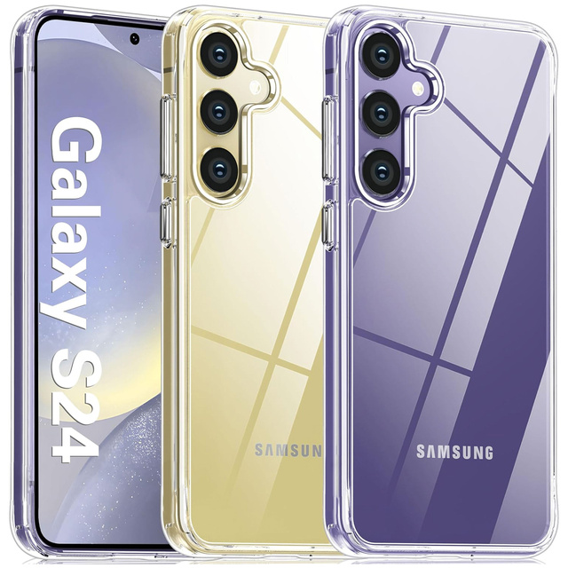 Pouzdro pro Samsung Galaxy S24 3mk Armor Case Čiré pouzdro obrněné zadní průhledné sklo