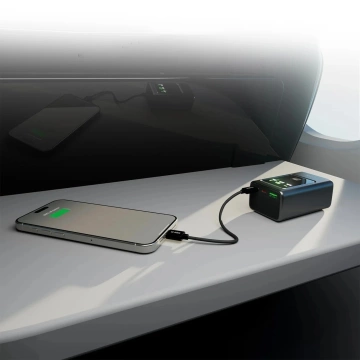 Powerbank SBS 10000mAh PD 35W z wyświetlaczem LCD Szary