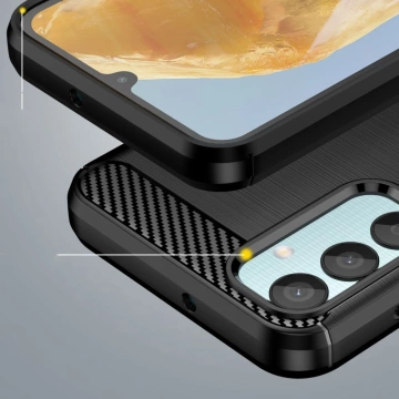 TPUCarbon cover case for Samsung Galaxy M15 5G Black