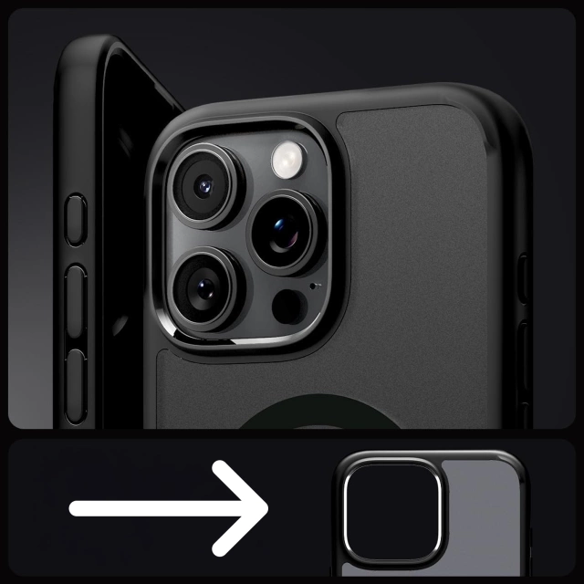 Etui Spigen Ultra Hybrid Mag MagSafe pre Apple iPhone 16 Pro Frost Black