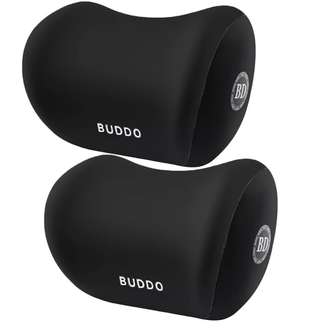 Alogy Car Polštář na opěrku hlavy, Memory Foam Black