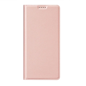 Wallet case with stand for Samsung Galaxy S23 FE Dux Ducis Skin Pro - pink