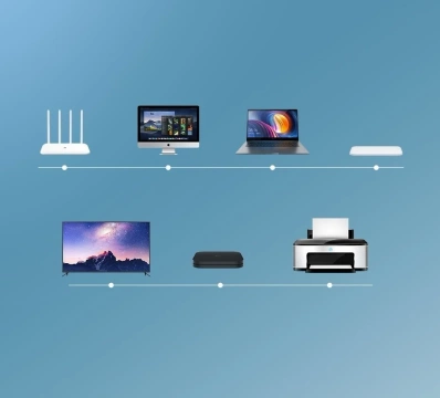 Cable UGREEN Ethernet patch cord RJ45 Cat 8 T568B 2m black (70329)