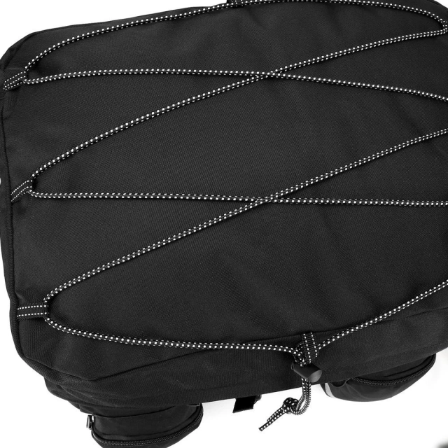 Wozinsky 60L geräumige Fahrradträgertasche (Regenhülle inklusive) schwarz (WBB13BK)