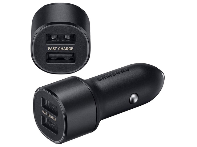 Oryginalna Ładowarka Samochodowa Samsung EP-L1100NBEGWW 2x USB Czarna