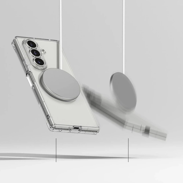 Etui Ringke Fusion MagSafe do Galaxy Z Fold 7 Przezroczyste