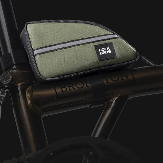 Rockbros 0.8L Triangle Bike Frame Bag – Green