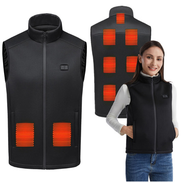 Vyhřívaná vyhřívaná elektrická vesta unisex bunda vel. L zimní vesta Mozos HV4 černá
