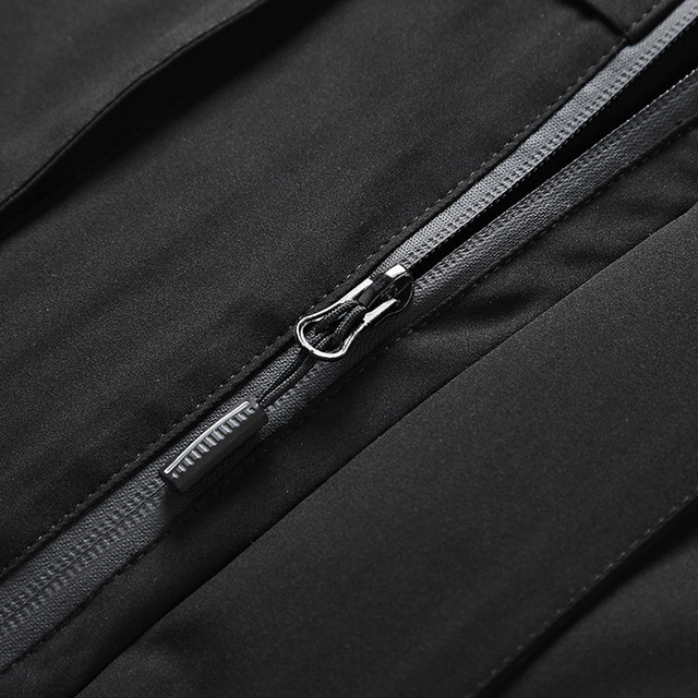 Vyhřívaná vyhřívaná elektrická bunda Unisex velikost XL zimní s kapucí HJ2 Mozos černá