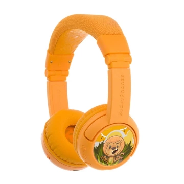 Słuchawki bezprzewodowe dla dzieci BuddyPhones PlayPlus (żółte)