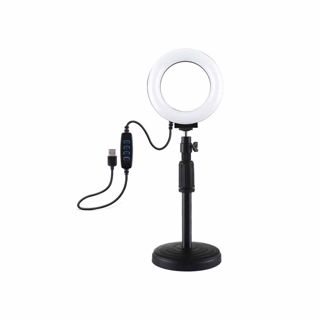LED ring lamp with adjustable base Puluz PU391