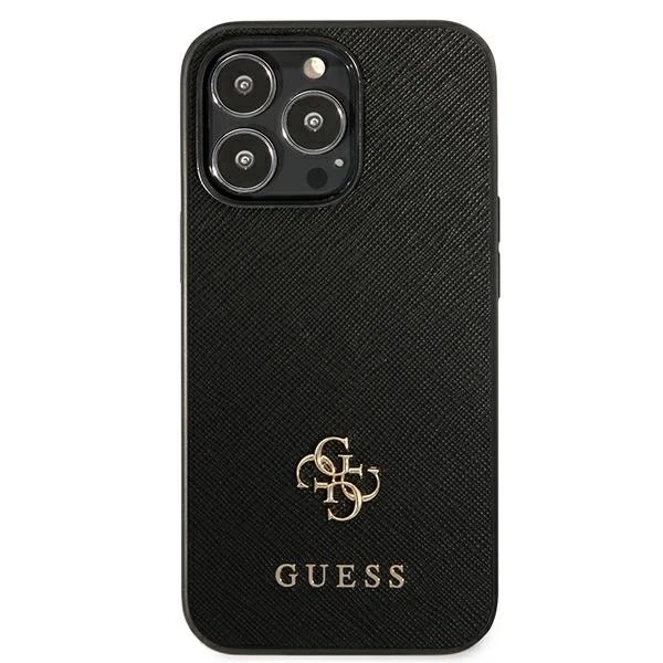 Etui Guess GUHCP13LPS4MK do iPhone 13 Pro / 13 6,1" hardcase Saffiano 4G Small Metal Logo