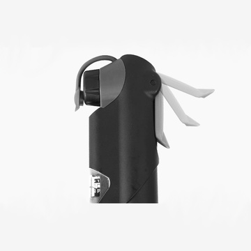 Ručná cyklistická pumpa Alogy Bike Pump s tlakomerom vzduchu Black