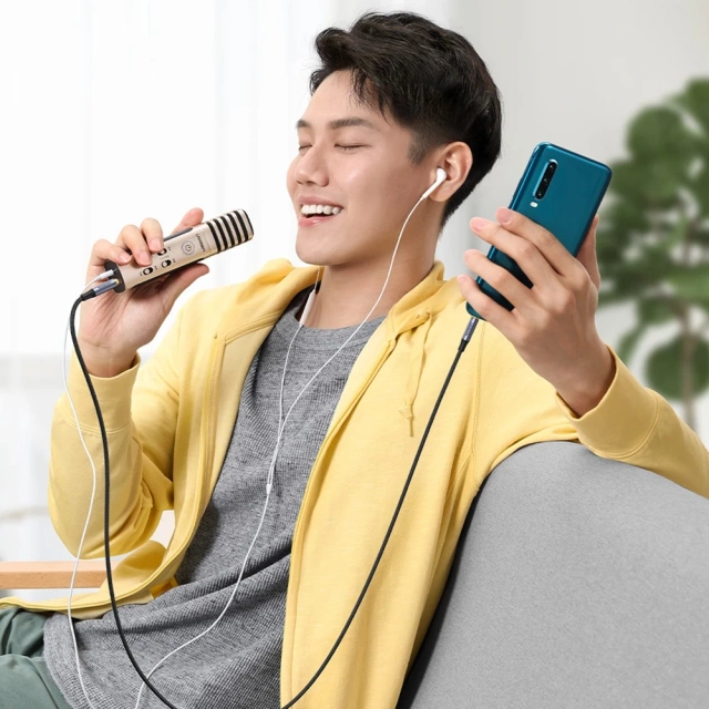 Кабель UGREEN кабель AUX mini jack 3.5mm - mini jack 3.5mm 3m black (AV183)