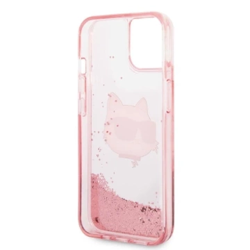 Etui Karl Lagerfeld KLHCP14MLNCHCP do iPhone 14 Plus 6,7" hardcase Glitter Choupette Head
