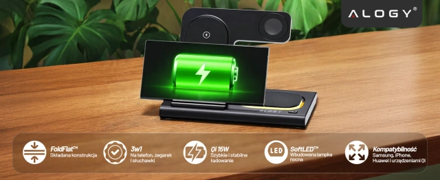 Wireless Charger for Samsung: 3 in 1 Wireless Charging Station for Samsung Galaxy Watch 7/6/5/4/3 Pro Classic, Galaxy Buds for S24 Ultra, S23, S22, S21, S20, Note 20/10, Z Fold