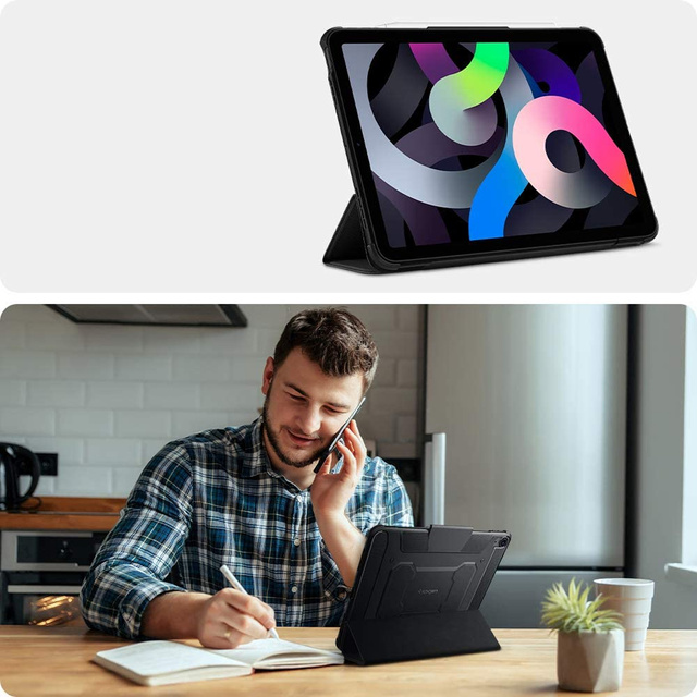 Etui Spigen Rugged Armor Pro pre Apple iPad Air 4 2020 / 5 2022 čierny