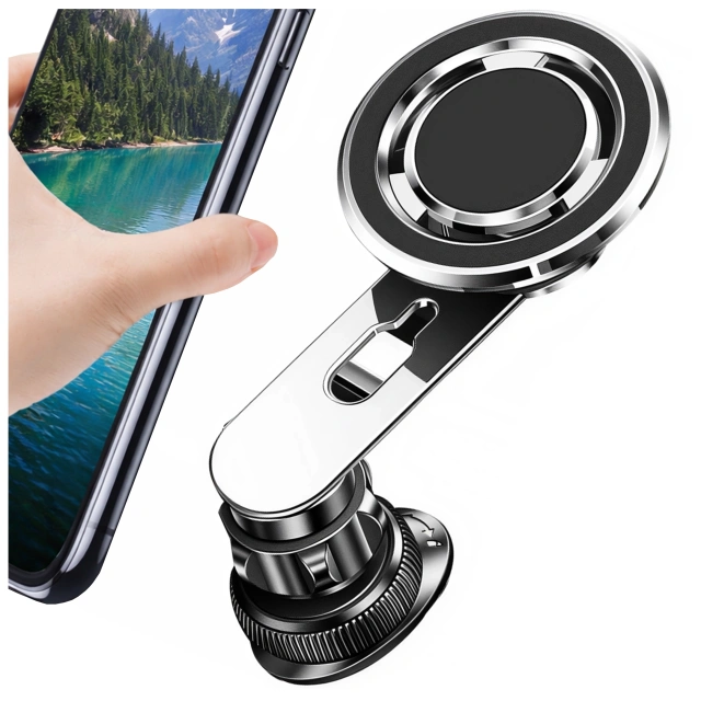 MagSafe car holder for iPhone 14 13 12 for the grille Alogy Airvent car holder Black