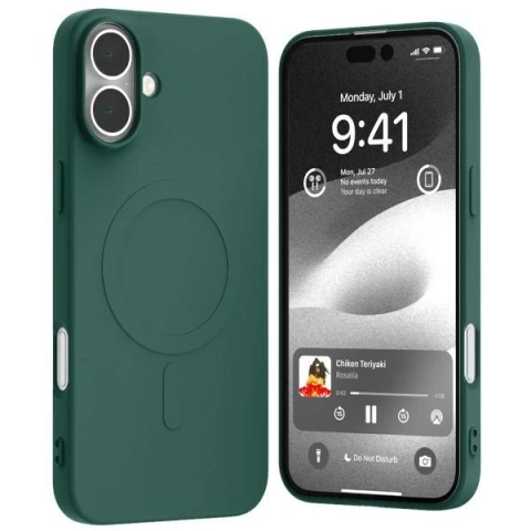 Mercury MagSafe Semi-Silicone Case for iPhone 16 Plus 6.7" Green