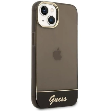 Etui Guess GUHCP14MHGCOK do Apple iPhone 14 Plus 6,7" czarny/black hardcase Translucent