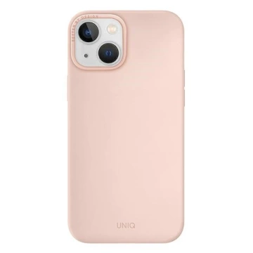 Puzdro UNIQ Lino pre iPhone 14 Plus 6,7" ružové/blush pink