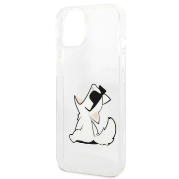 Захисний чохол для телефону Karl Lagerfeld KLHCP14MCFNRC для Apple iPhone 14 Plus 6.7" hardcase прозорий/прозорий Choupette Fun