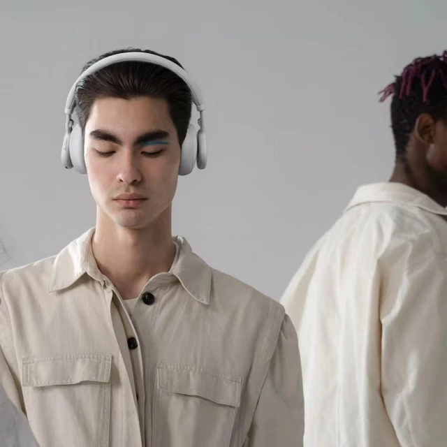 Bezdrôtové slúchadlá Forcell F-Audio ANC Touch Beat, sivé