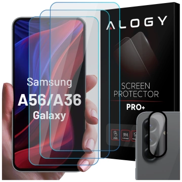 Alogy Glass Pack 3x Tvrzené sklo na displej 9h Sklo na objektiv pro Apple iPhone 14 Pro