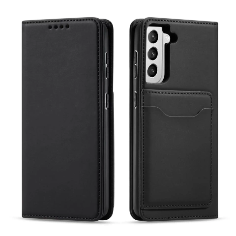 Pouzdro na magnetické karty pro Samsung Galaxy S22 (S22 Plus) Pouch Wallet Card Holder Black