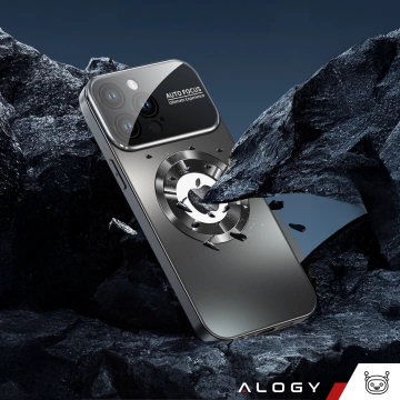 Apple iPhone 16 Pro Case Alogy MagSafe LuxeShield™ Case with Lens Protection for MagSafe Graphite Black