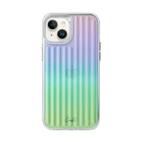 Чохол для телефону UNIQ Coehl Linear для Apple iPhone 14 6,1" опаловий/райдужний