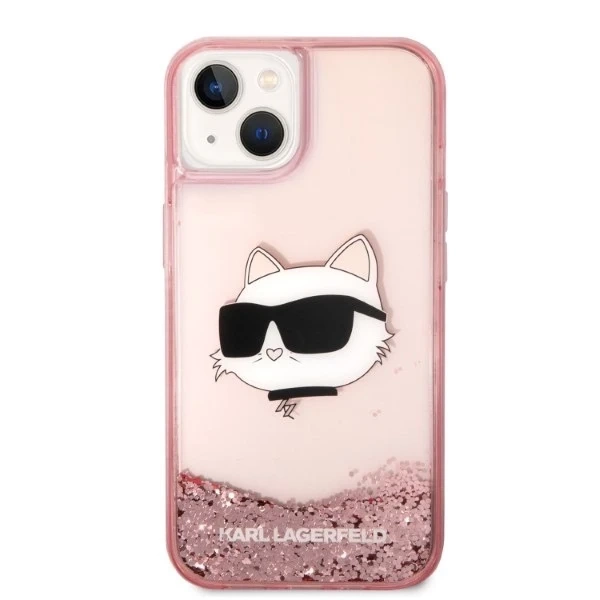 Etui Karl Lagerfeld KLHCP14MLNCHCP pre iPhone 14 Plus 6,7" pevné puzdro s trblietavou chupetovou hlavou