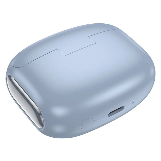 Slúchadlá TWS Hoco EQ21 ANC ENC Bluetooth 5.4 LED modré
