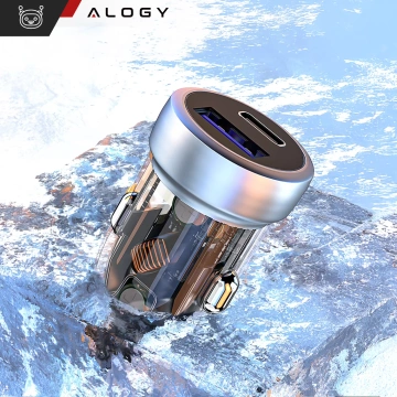 Nabíjačka do auta s rýchlym nabíjaním QC3.0 PowerDelivery PD Alogy Car Charger 33W USB USB-C