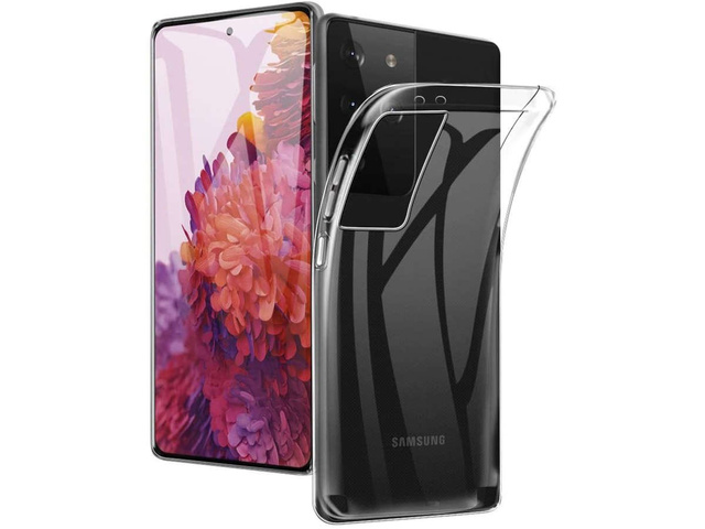 Alogy silikónové puzdro kryt puzdro pre Samsung Galaxy S21 Ultra transparentné