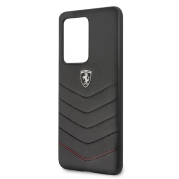 Etui na telefon Ferrari Hardcase do Samsung Galaxy S20 Ultra czarny/black Heritage