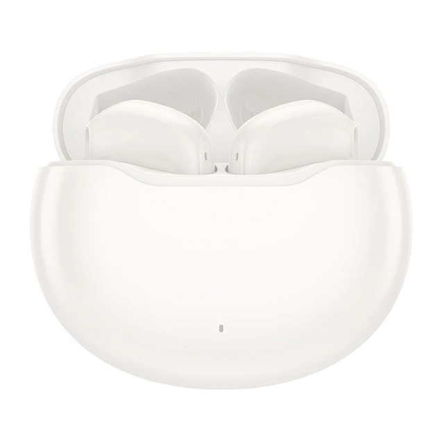 Bezdrôtové Bluetooth slúchadlá HOCO EW61 TWS – mliečne s nabíjacím puzdrom